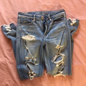 American eagle hi rise jegging